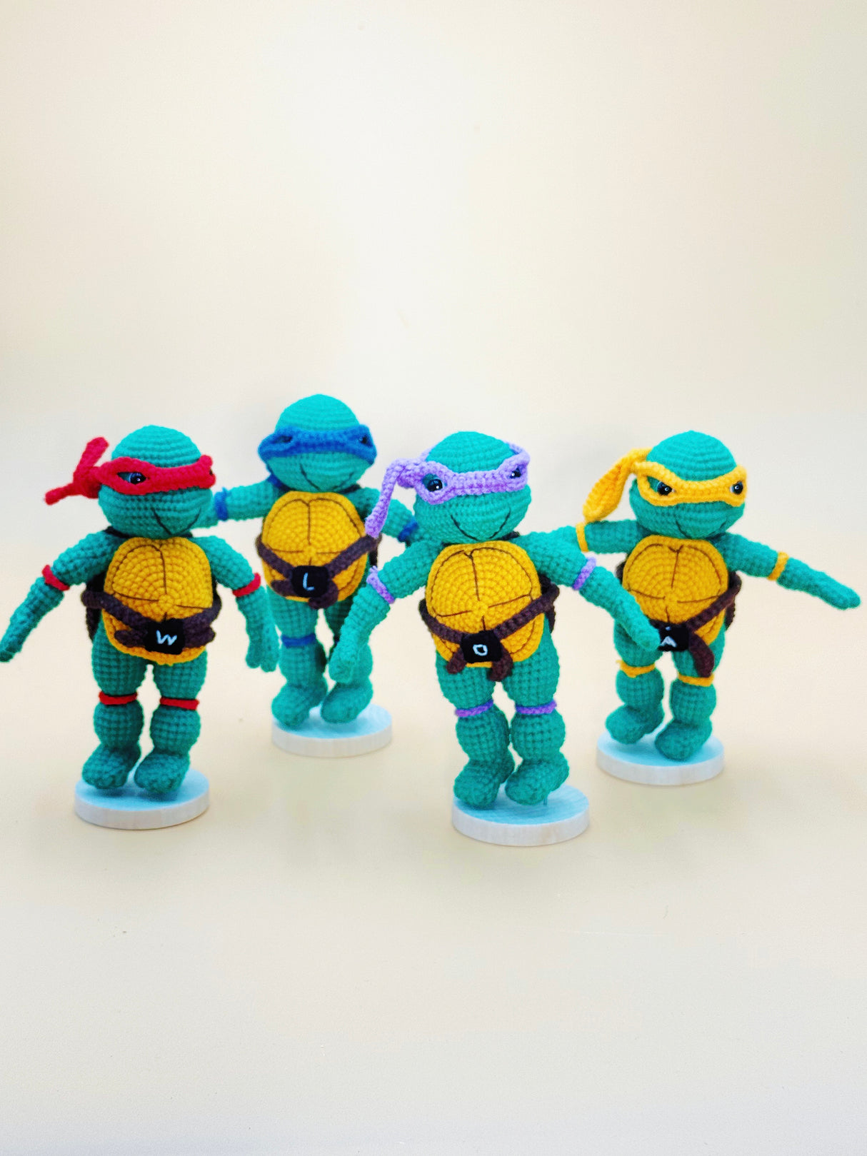 Ninja Turtle Figure | Crochet Keychain Anime Gift