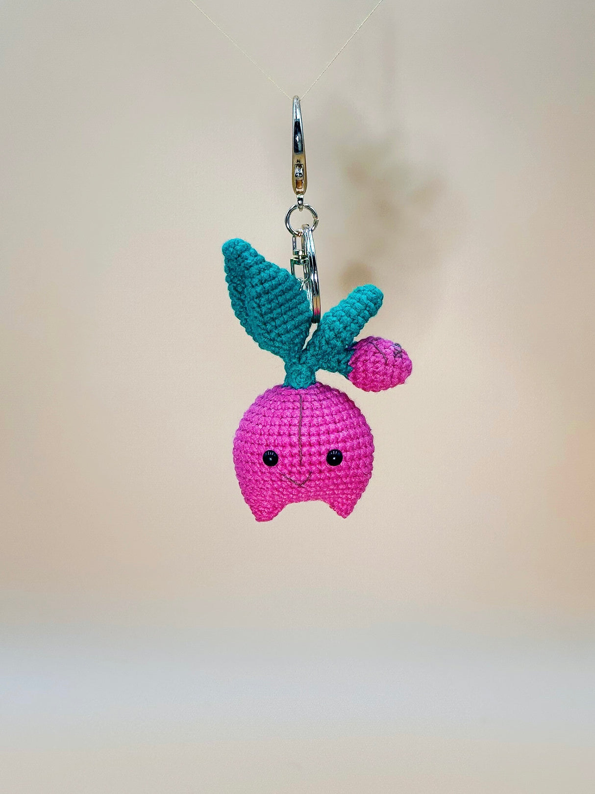 Cherru Monster Keychain | Crochet Keychain Gamer Gift
