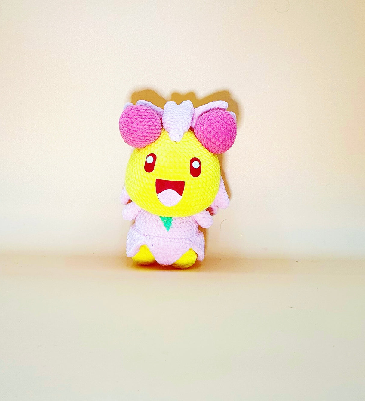 Sakura Monster Plushie | Handmade Crochet Plushie Gift