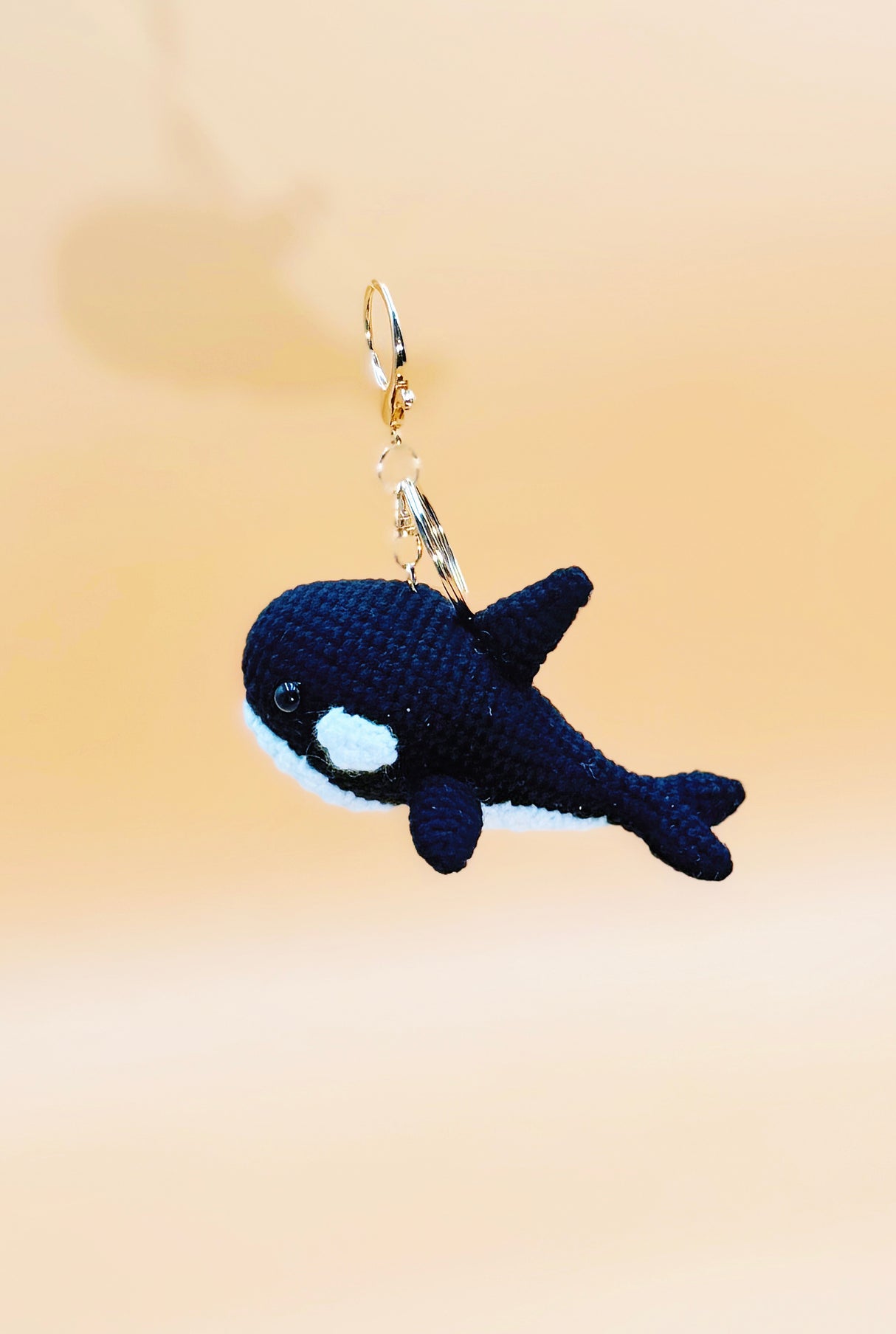 Killer Whale Keychain | Cute Crochet Keychain