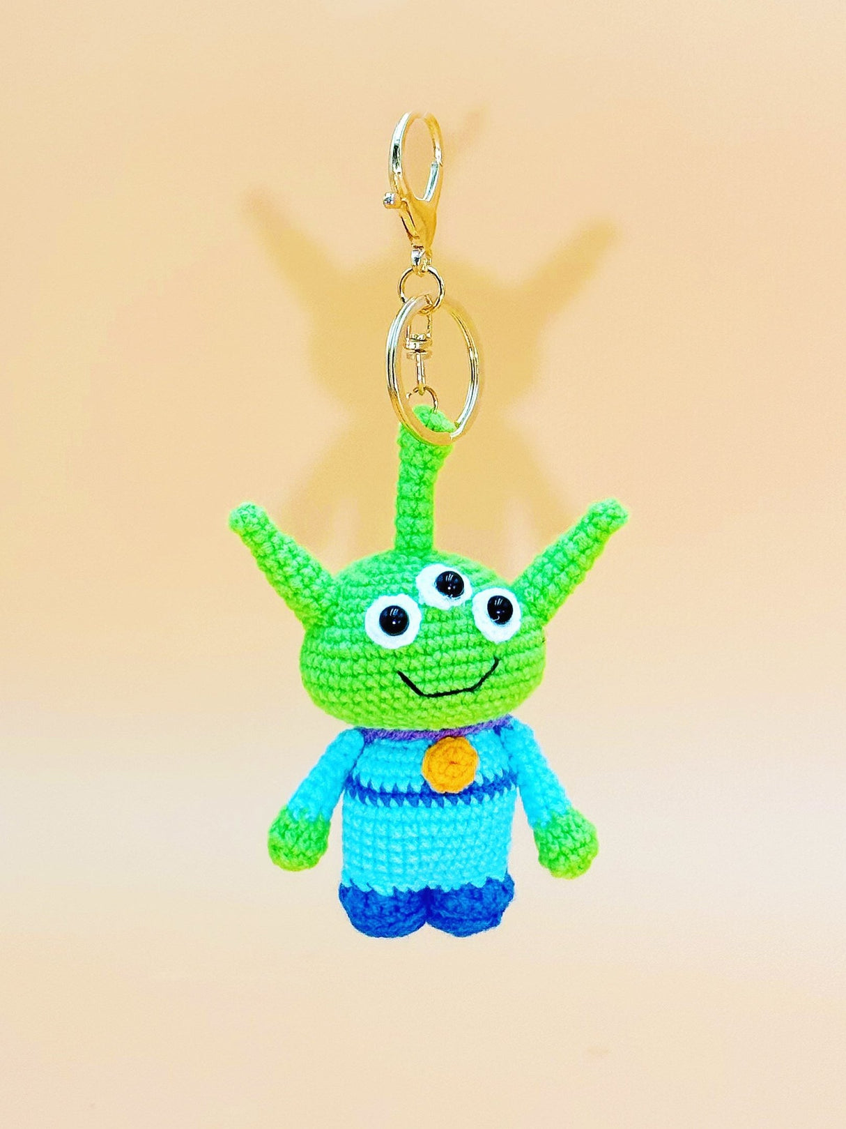 Allen Alien | Cute Crochet Keychain