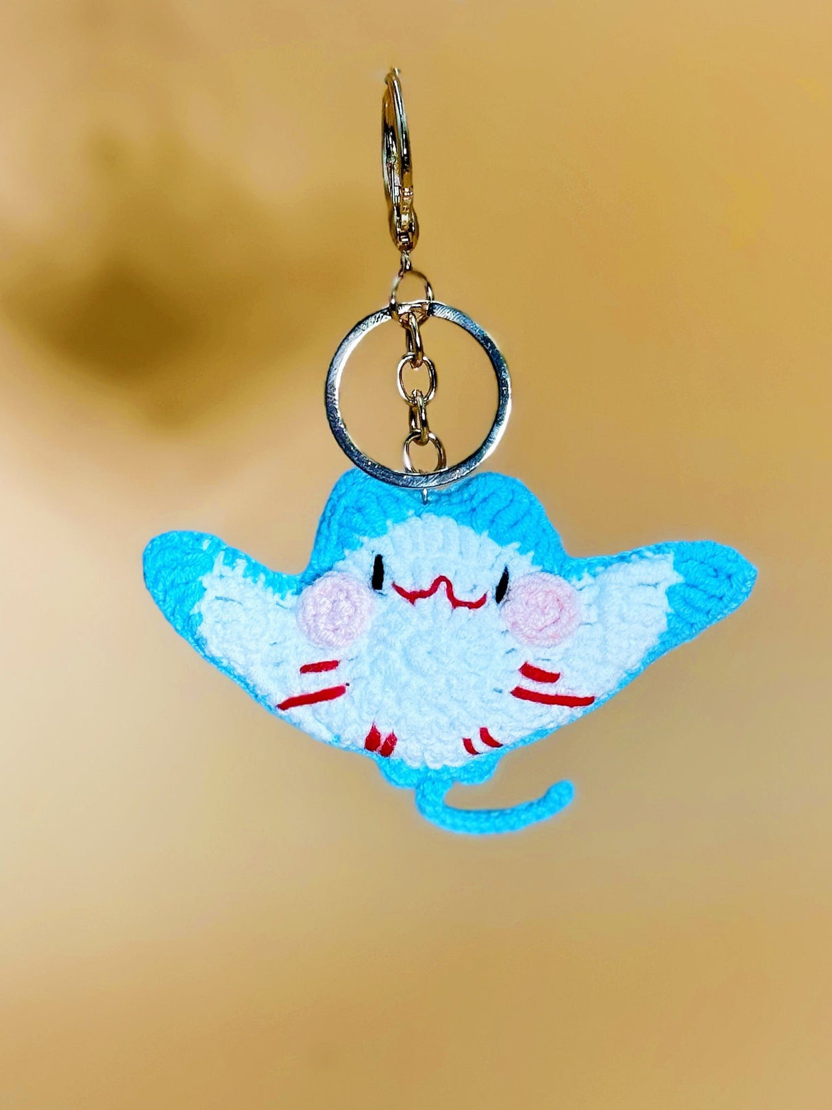 Manta (double sided) | Cute Crochet Keychain