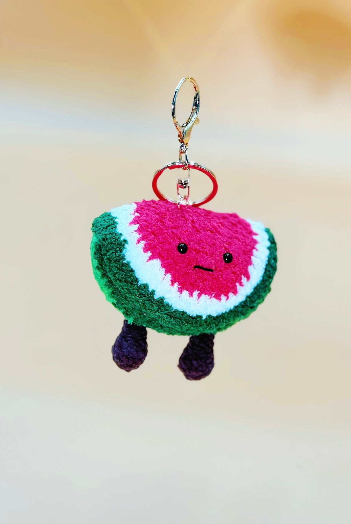 Watermelon Keychain | Cute Crochet Keychain