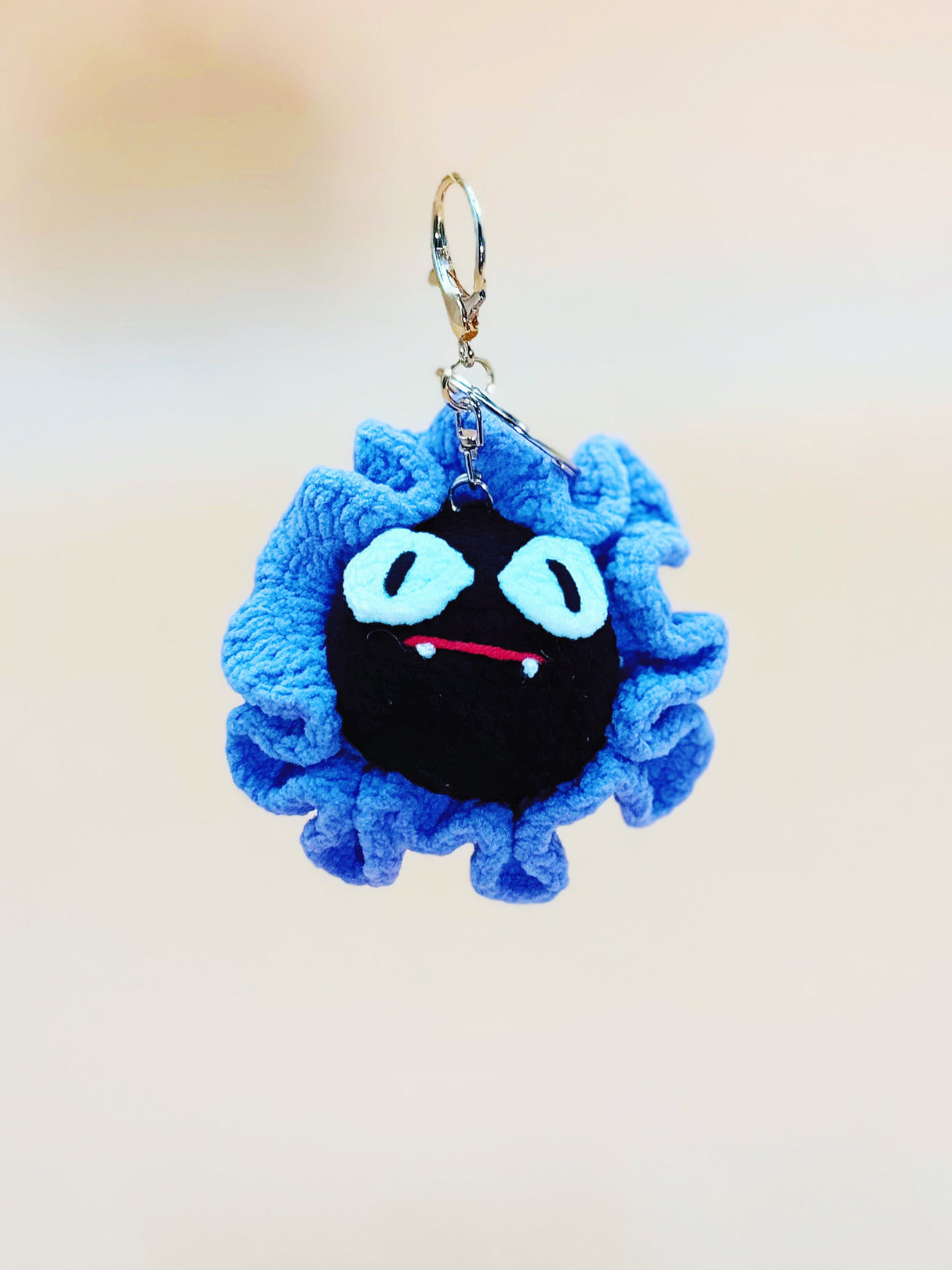 Gas Ghost Keychain | Crochet Keychain Gamer Gift
