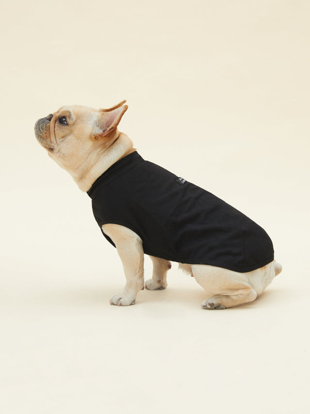 VIENNA - PURE COTTON VEST (BLACK) | Stylish Pet Accessory