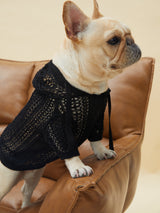 MESH HOODIE (BLACK)