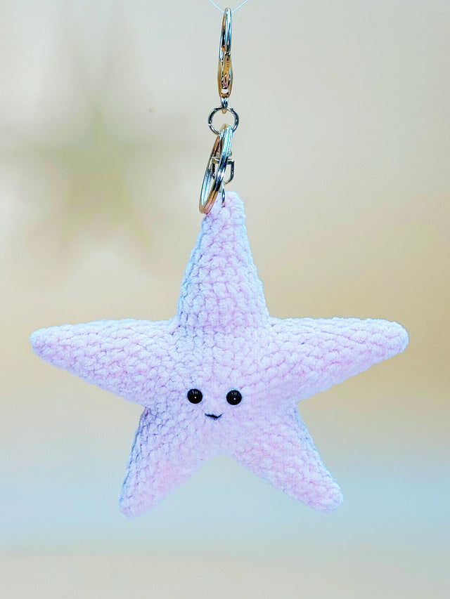 Smile Sea Star Keychain | Cute Crochet Keychain