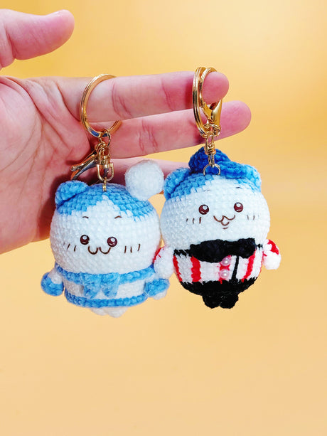 Chiikawa Crochet Keychain