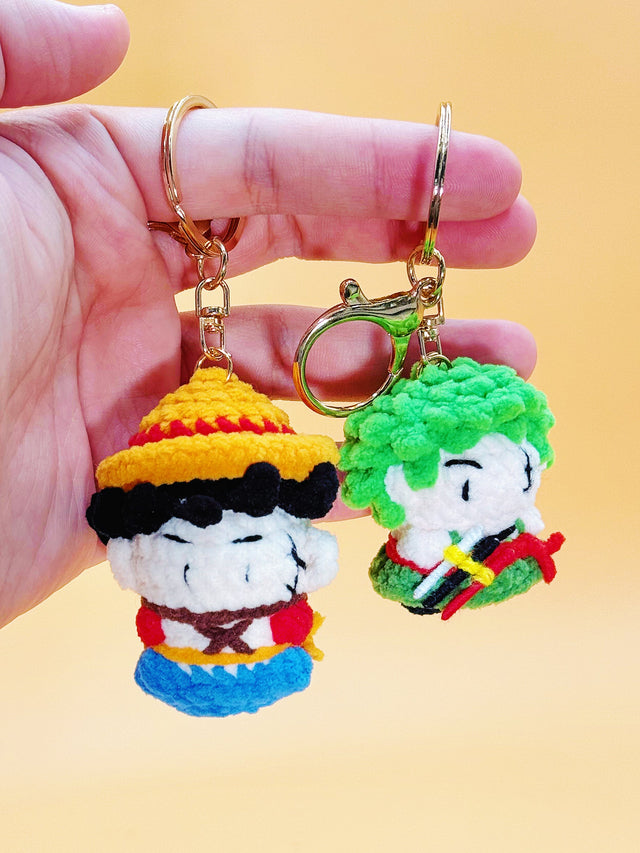 One Piece  (Small) Keychain | Cute Crochet Keychain