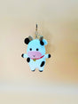 Dairy Cow Keychain | Cute Crochet Keychain