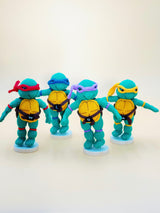 Ninja Turtle Figure | Crochet Keychain Anime Gift