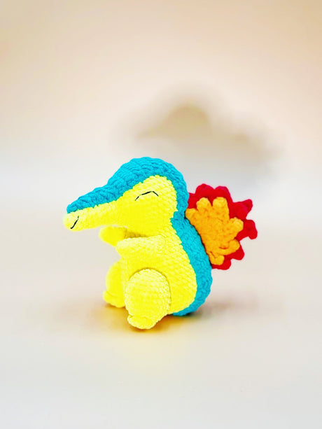 Fire Anteater Monster Plushie | Handmade Crochet Plushie Gift