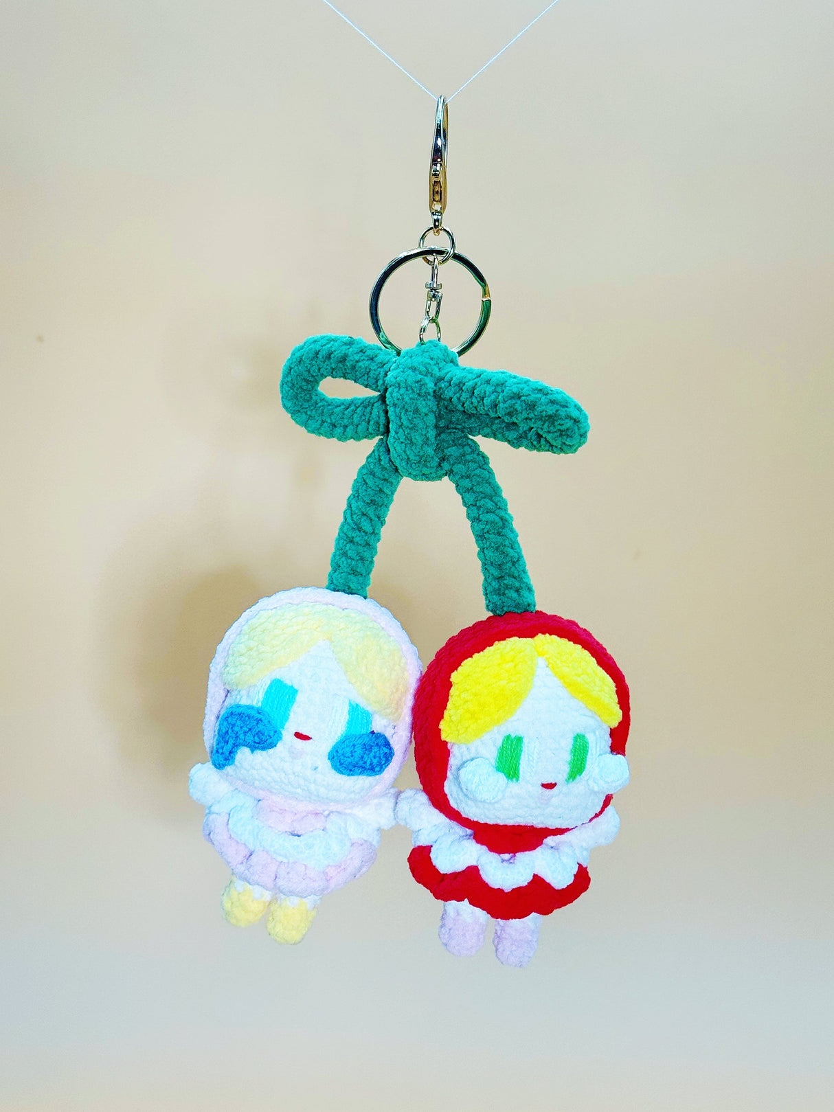 Cry Baby - Cherry Keychain | Cute Crochet Keychain