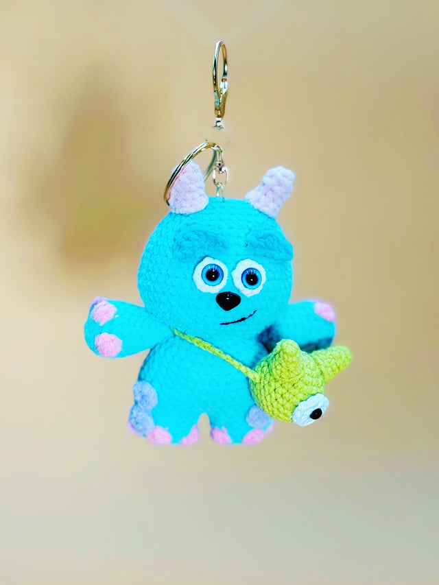 Sully Keychain | Crochet Keychain Anime Gift