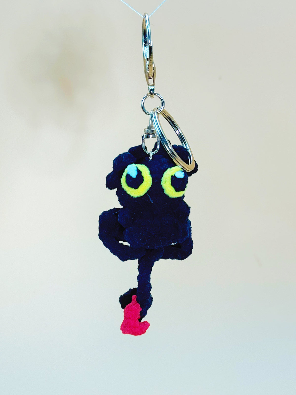 Toothless Keychain | Crochet Keychain Anime Gift