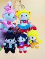 Sailor Characters Keychain | Crochet Keychain Anime Gift