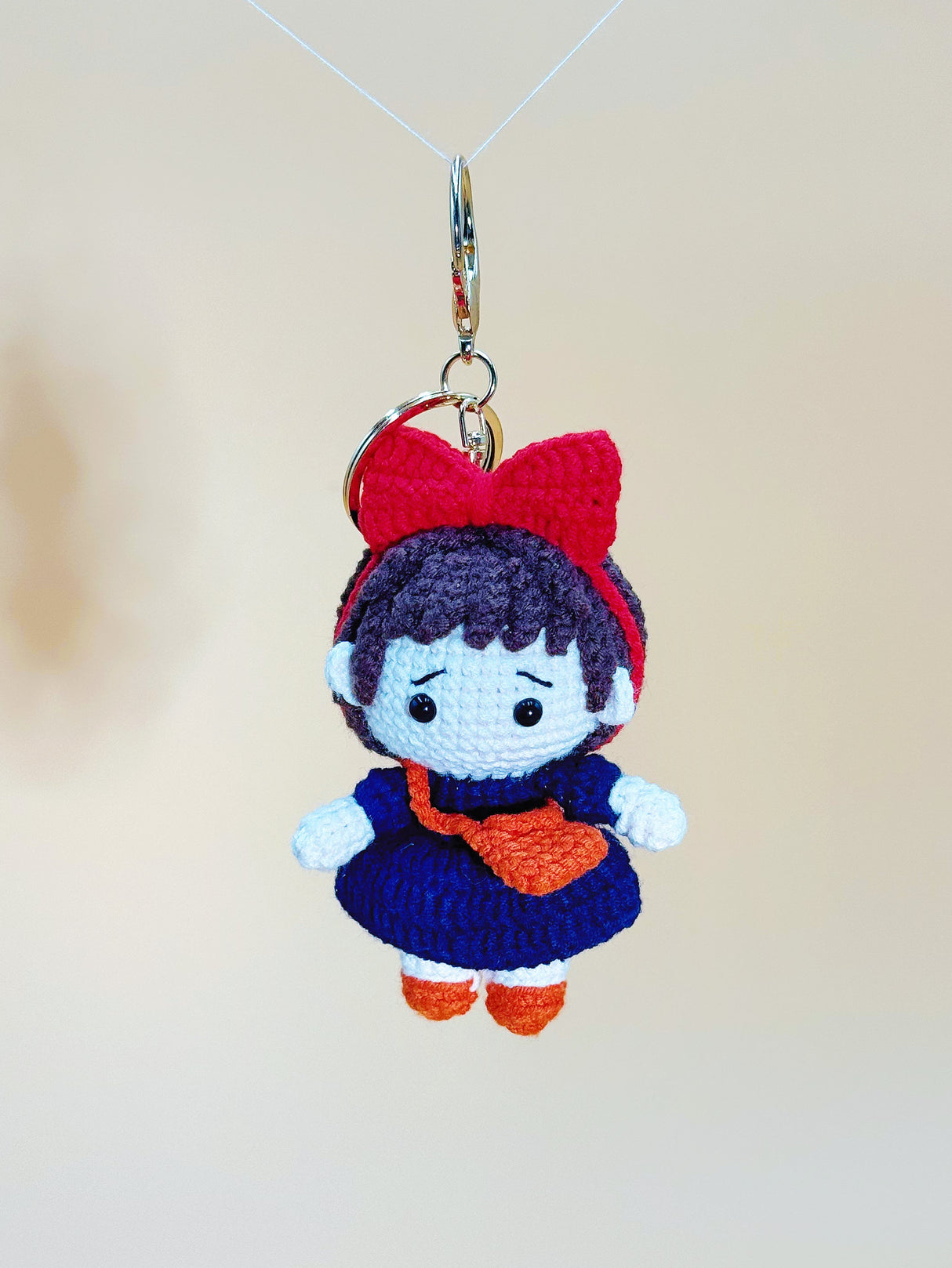 Kiki Delivery Keychain | Crochet Keychain Anime Gift