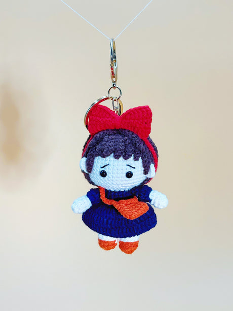Kiki Delivery Keychain | Crochet Keychain Anime Gift
