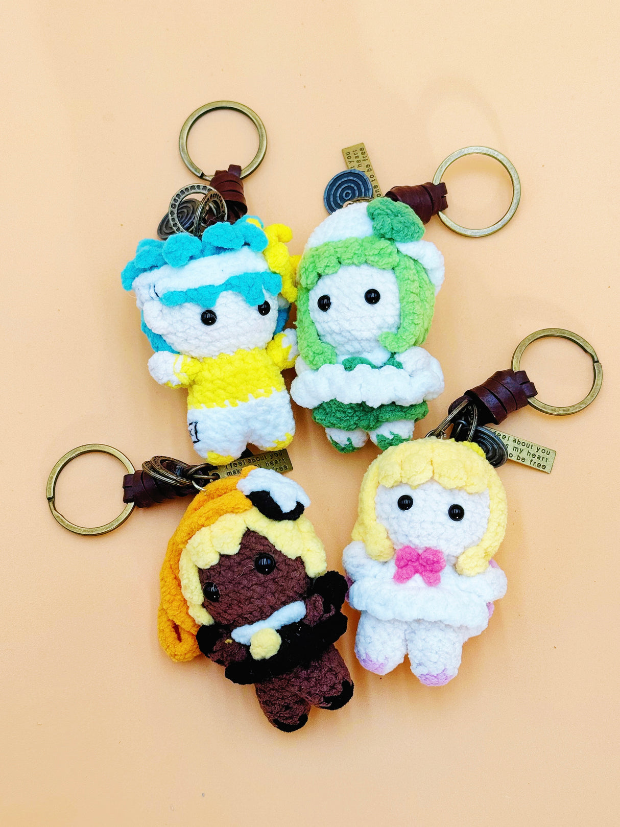 Shugo Chara Keychain | Crochet Keychain Anime Gift