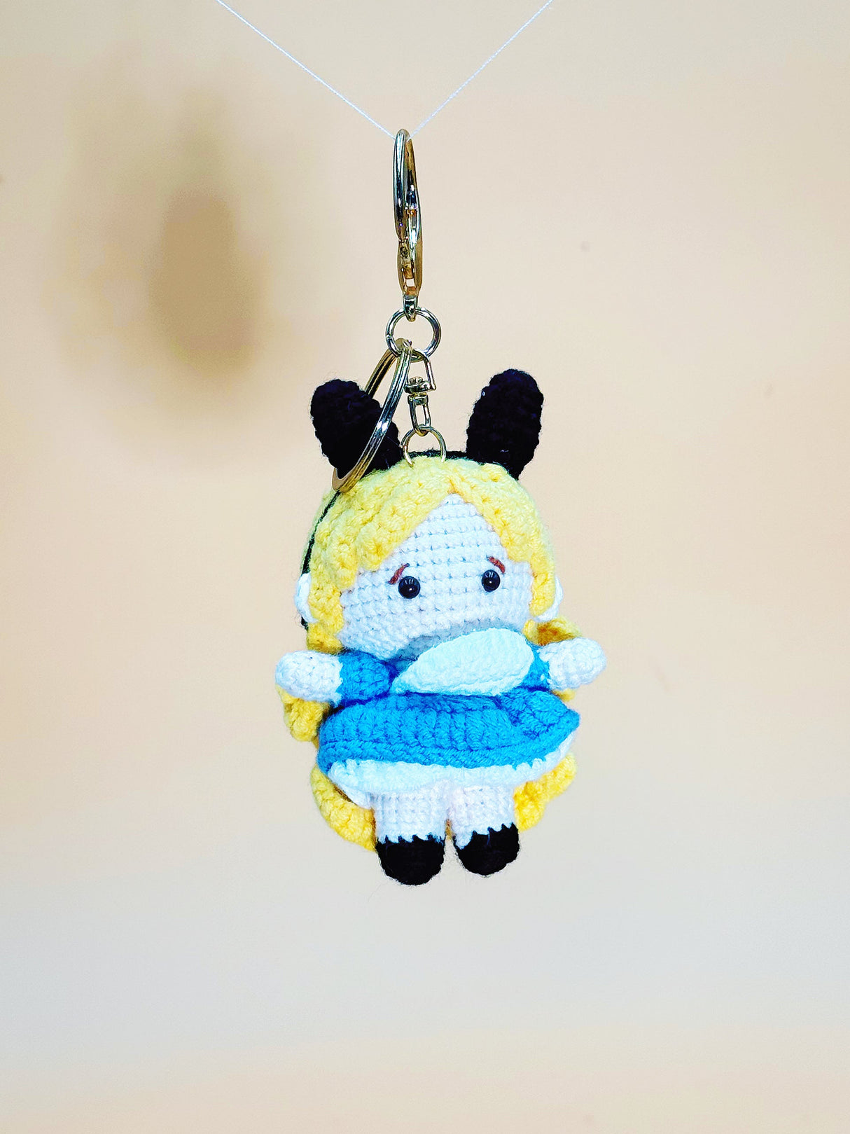 Alice Keychain | Cute Crochet Keychain