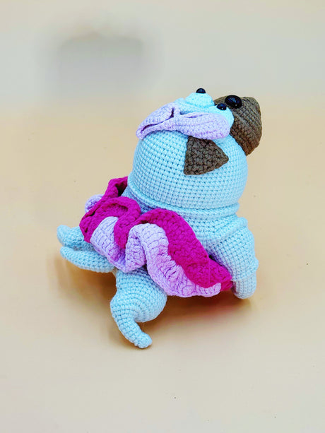 Pug Baby Crochet Plushie