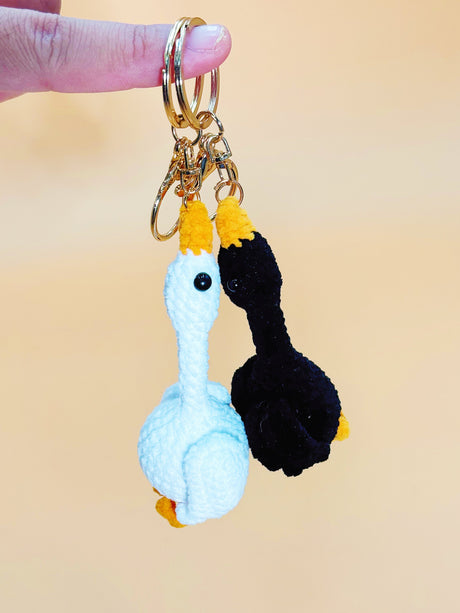 Haing Duck Keychain | Cute Crochet Keychain