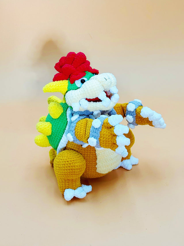 Bowser Plushie | Handmade Crochet Plushie Gift