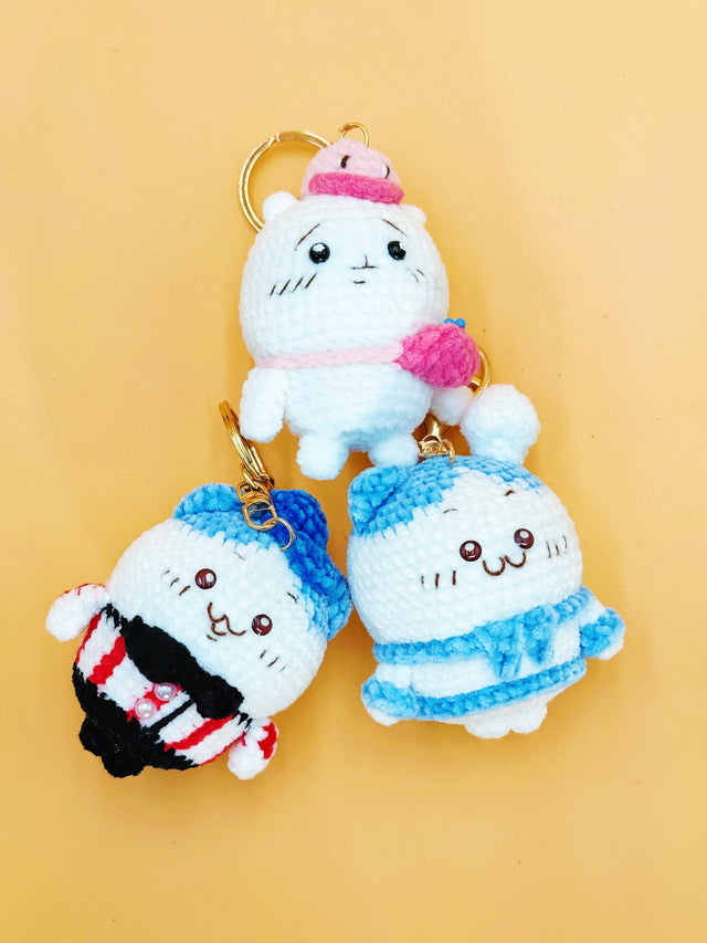 Chiikawa Keychain | Crochet Keychain Anime Gift