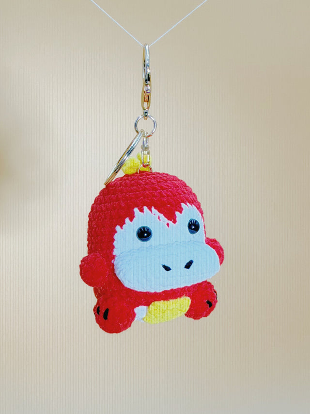 Fucoco Keychain | Crochet Keychain Gamer Gift