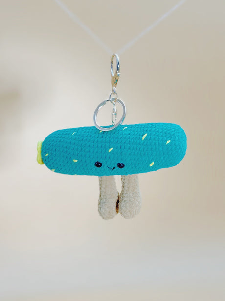 Pickle Keychain | Cute Crochet Keychain