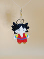 Goku Keychain | Crochet Keychain Anime Gift