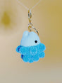 Snowm Keychain | Crochet Keychain Gamer Gift