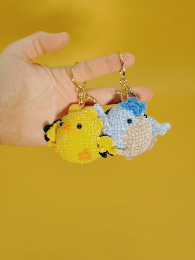 Legend Bird Keychain | Crochet Keychain Gamer Gift