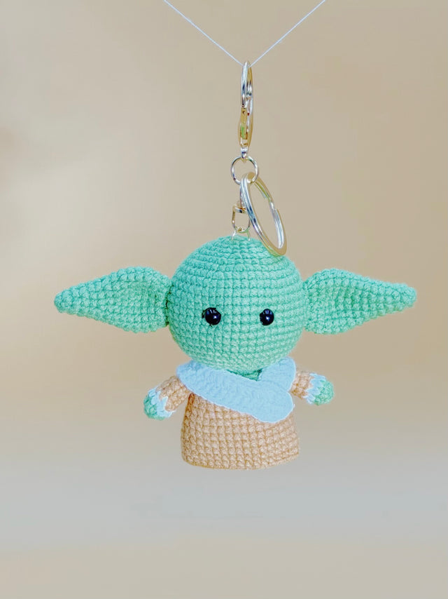Yoda Keychain | Cute Crochet Keychain