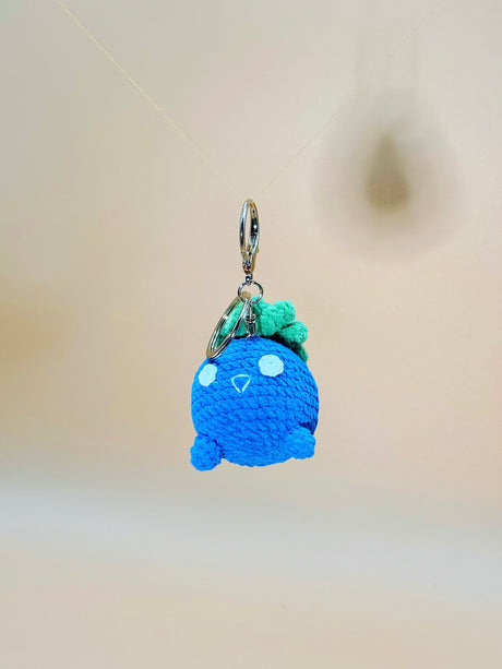 Walk Grass Monster Keychain | Crochet Keychain Gamer Gift