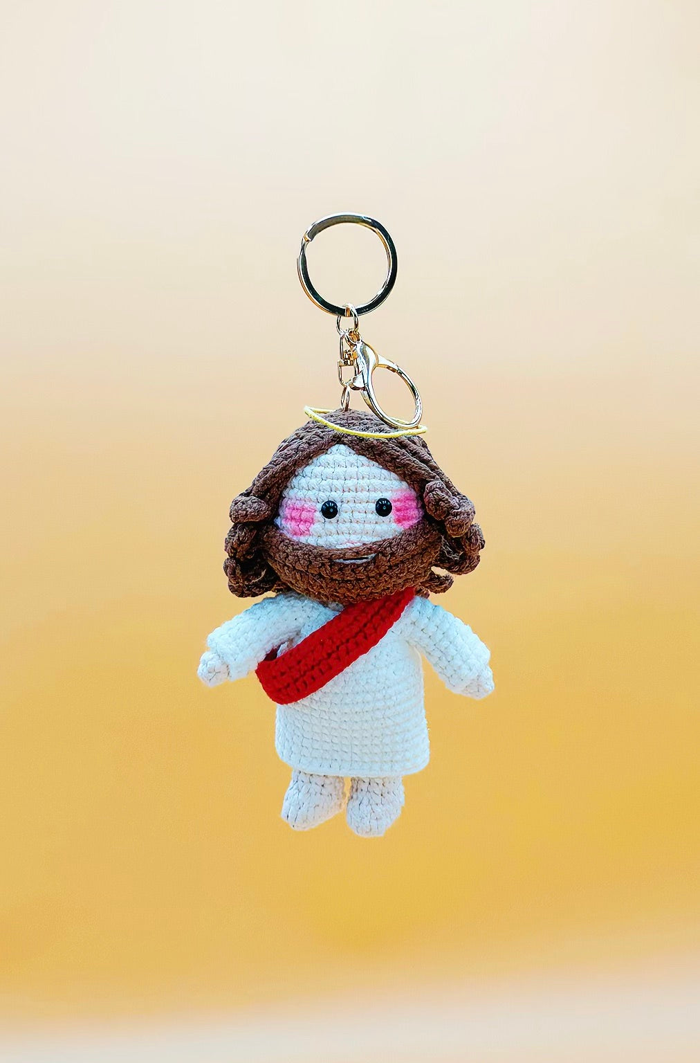 Jesus Keychain | Crochet Keychain Anime Gift