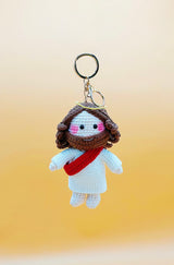 Jesus Keychain | Crochet Keychain Anime Gift