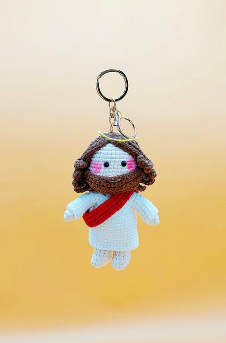 Jesus Keychain | Crochet Keychain Anime Gift