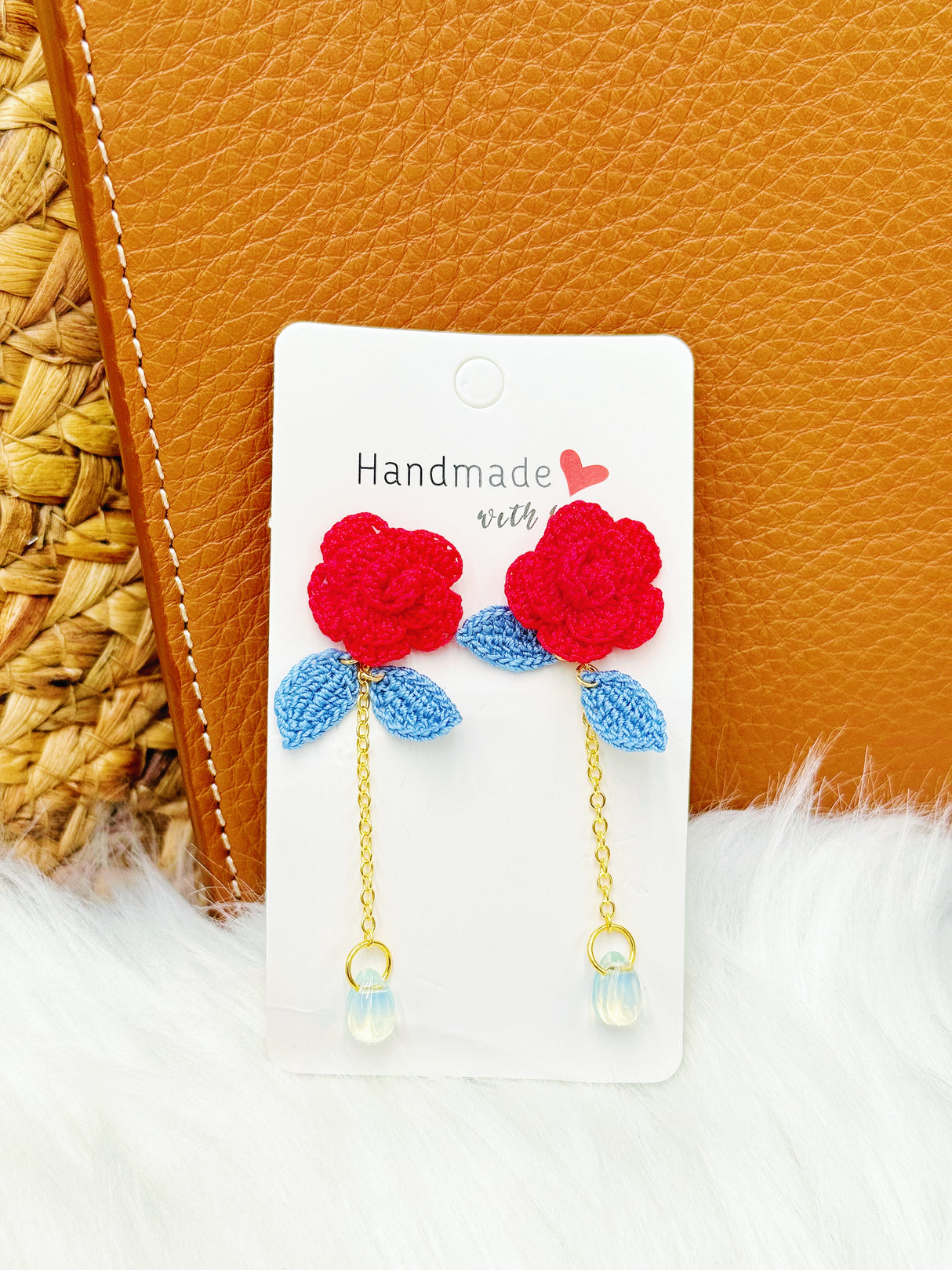 Camellia Flower Earrings