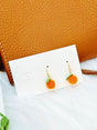 Orange Earrings | Handmade Crochet Gift