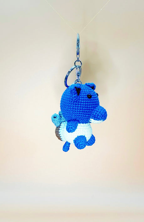 Ultimate Turtle Monster Keychain | Crochet Keychain Gamer Gift