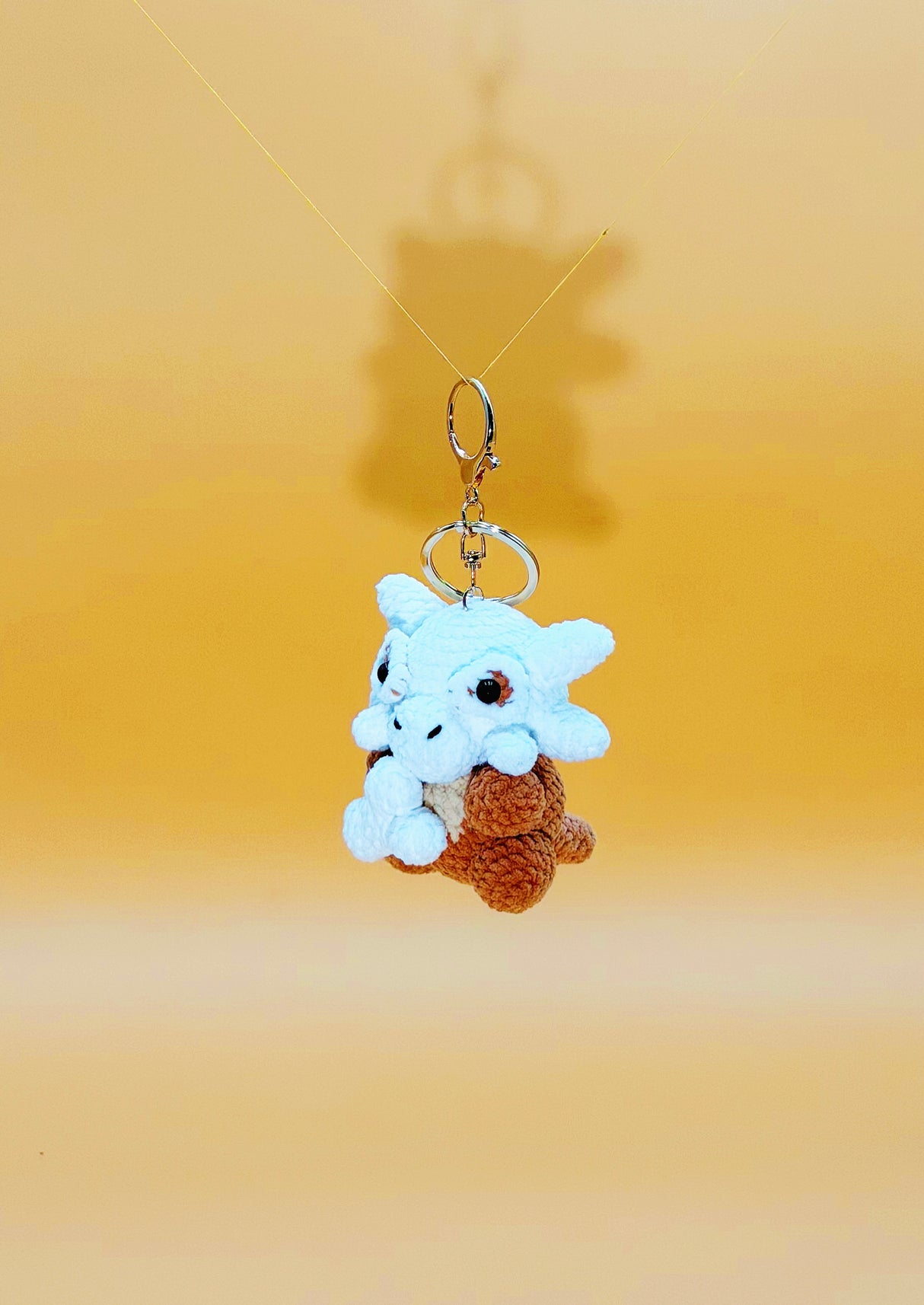 Cubon Keychain | Crochet Keychain Gamer Gift