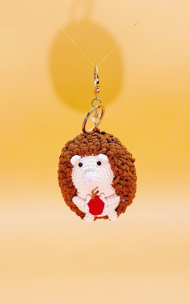 Hedgehog Keychain | Cute Crochet Keychain