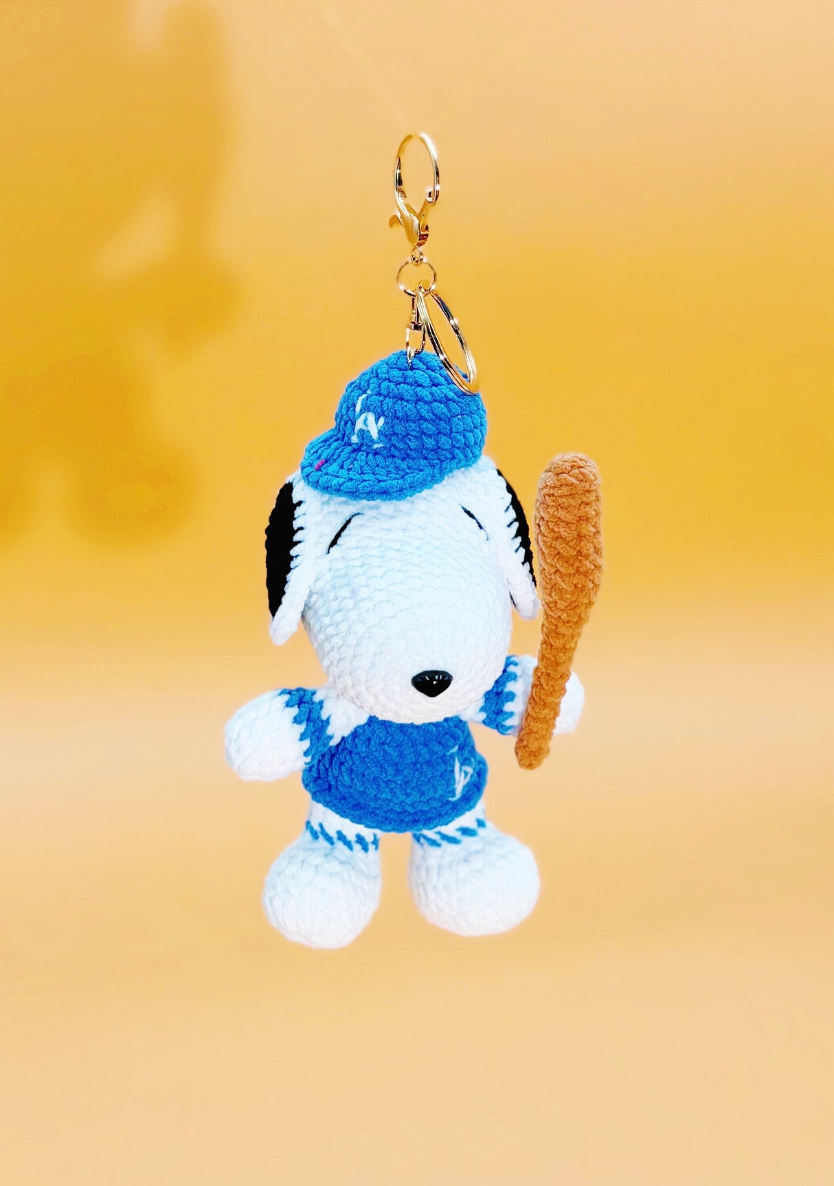 Dockers Snoopy Keychain | Crochet Keychain Anime Gift