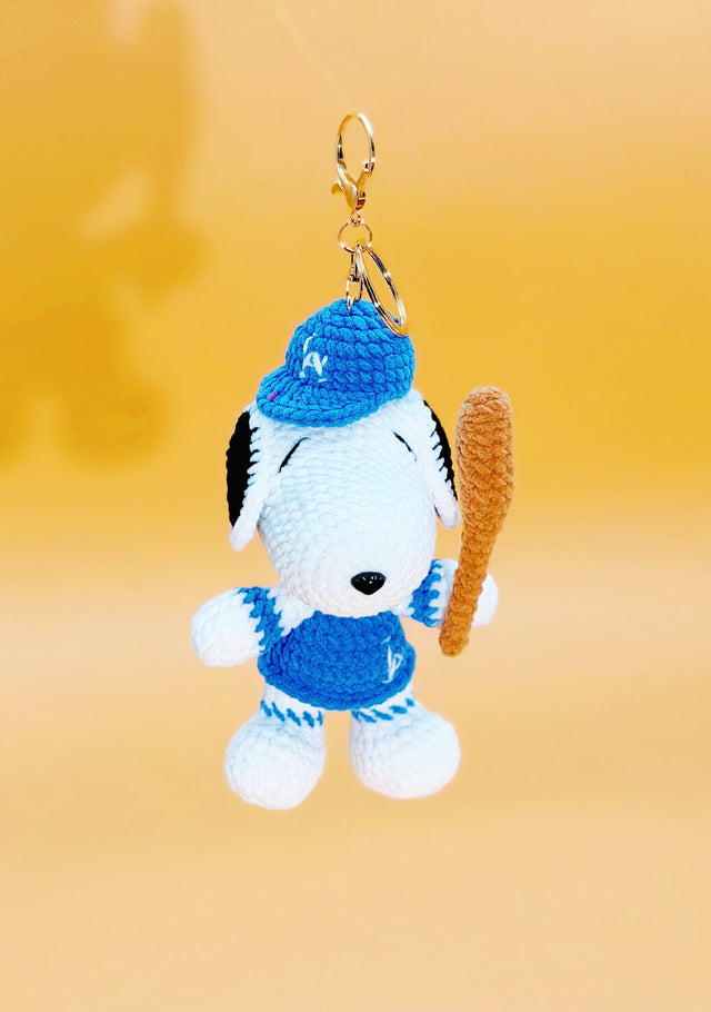 Dockers Snoopy Keychain | Crochet Keychain Anime Gift