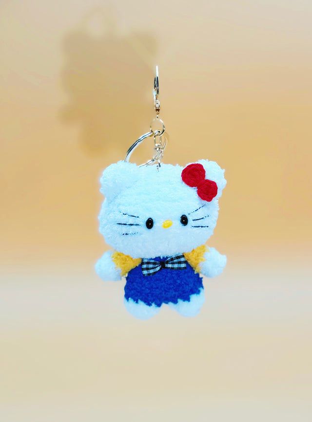 Hello Kittyy Keychain | Cute Crochet Keychain