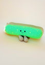 Smile Pickle Plushie | Crochet Flower Pot Home Decor