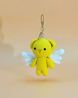Card Monster Crochet Keychain