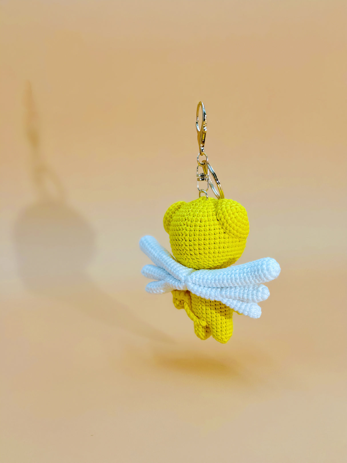 Card Monster Crochet Keychain