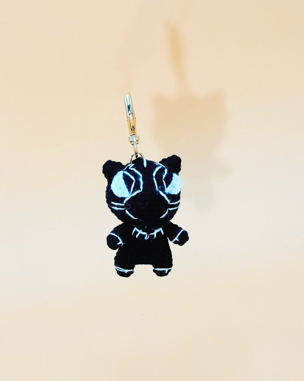 Black Keychain | Crochet Keychain Anime Gift